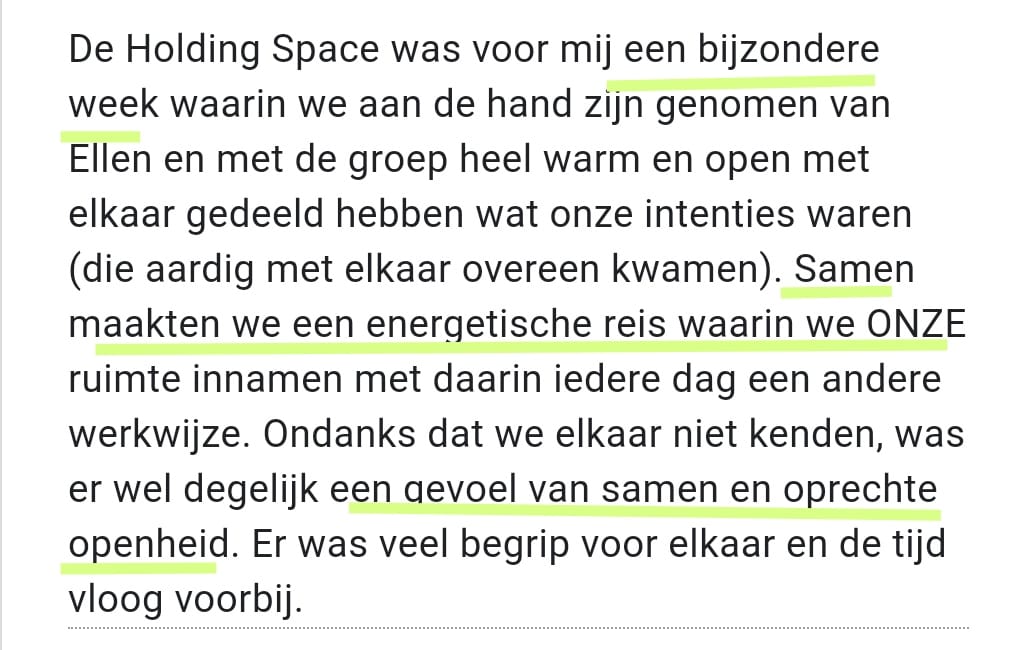 Holding Space week - Afbeelding 5